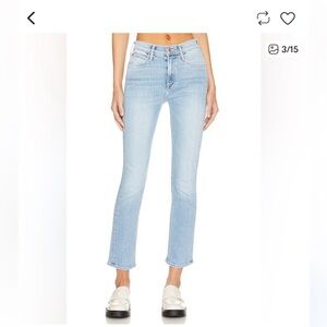 MOTHER Light Blue Straight Leg Jeans